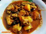 Курица тушеная с нутом и картошкой