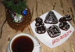 Рождественское пряничное печенье