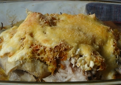 Рецепт: Рыба под луково-чесночным соусом