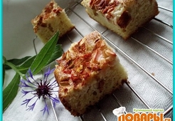 Простой ревеневый пирог