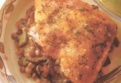 Муссака из грибов и чечевицы