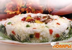 Рецепт: Сырное рагу с рисом