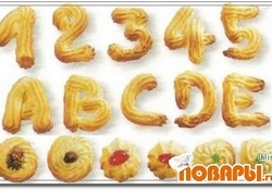 Рецепт: Песочное тесто для печенья