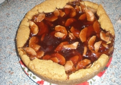 Рецепт: Пирог с яблочным кремом