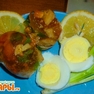  Грибное заливное в яйцах