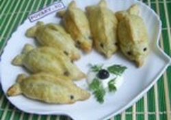 Рецепт: Маленькие любопытные  рыбки