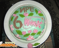 Рецепт: Торт "Винкс" в подарок