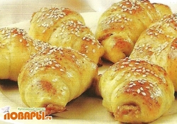 Рецепт: Рогалики закусочные
