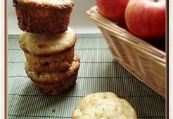 Яблочные маффины с ирисками