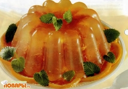 Рецепт: Апельсиновое желе