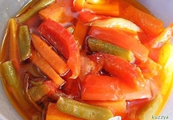  Перец с молодой фасолью