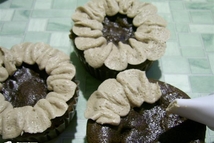 Шаг 3: Выложить по кружочку банана в …