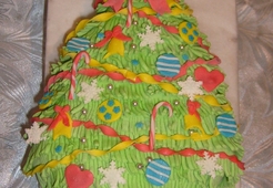 Торт "Новогодняя ёлочка"