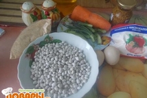 Шаг 1: Отварите фасоль, предварительно не замачивая, …