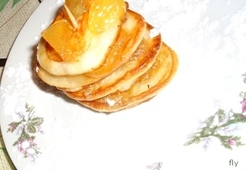 Оладушки с яблочным повидлом