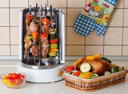 Электрошашлычница - шашлык, не выходя из дома!