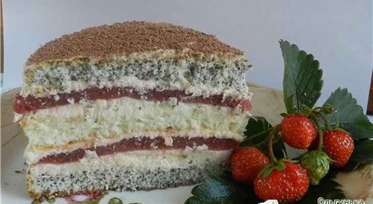 Маково-клубничный поцелуй