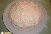 Шаг 7: Украшаем. Взбить белок с лимонным …