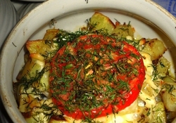 Рецепт: Картофель по-домашнему в горшочках