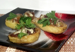 Картофельные лодочки с мясом