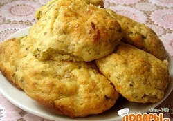 Рецепт: Кукурузные сконы с укропом