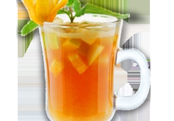 Рецепт: Персик, очарованный солнцем