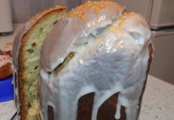 Кулич в хлебопечке. В глазури