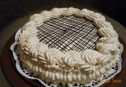 Нежный шоколадно-кофейный тортик