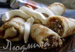 Рецепт: Блинчики с сердцем