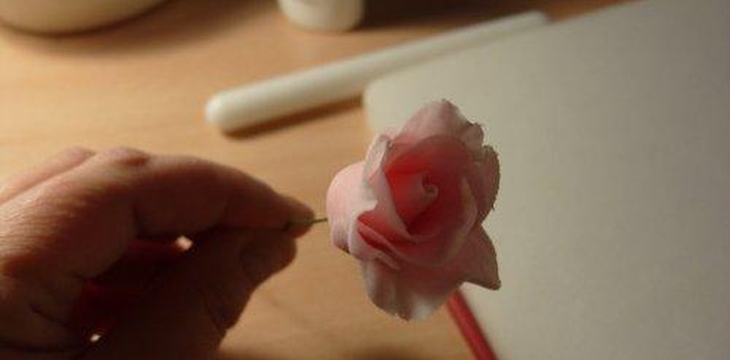 Шаг №13 МК Роза на проволоке от Учредительница