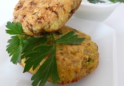 Рецепт: Kadinbudu köftesi или Котлеты "Женские бёдрышки"