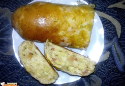 Рулет с яблоками