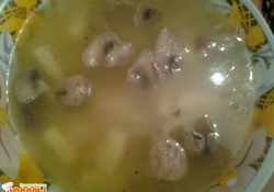 Рецепт: Грибной суп из шампиньонов