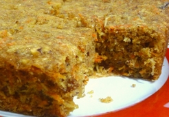 Морковный пирог с кокосом и специями