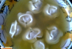 Суп с пельменями