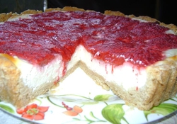 Рецепт: Творожно-клубничный пирог