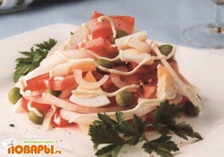 Рецепт: Салат из помидоров