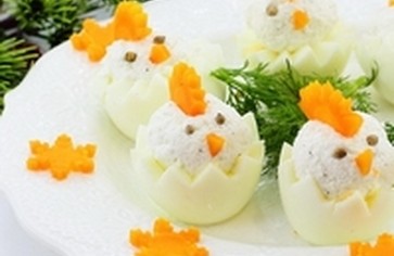 Блюда в виде Петуха к Новому году 2017