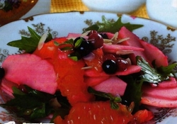 Рецепт: Миланский салат из яблок и апельсинов  