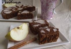 Яблочный кекс постный в мультиварке