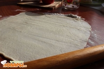 Шаг 3: Сразу его раскатала (ширина получилась …