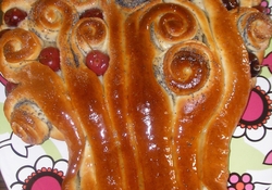 Рецепт: Пирог "Вишнёвое дерево"