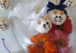 Рецепт: Меренги "Свадьба мышек"