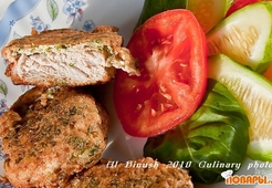 Медальоны из свиной вырезки в ореховой панировке