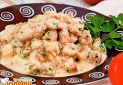 Фрикасе из телячьих почек