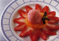 Рецепт: Клубничные маргаритки