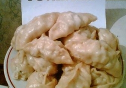 Рецепт: Манты из рыбы