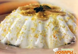 Рецепт: Крем из сметаны с бананами