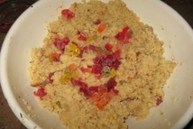 Шаг 3: Масло комнатной температуры взбить со …