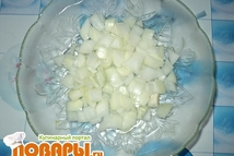 Шаг 2: Затем слить уксус и полить …